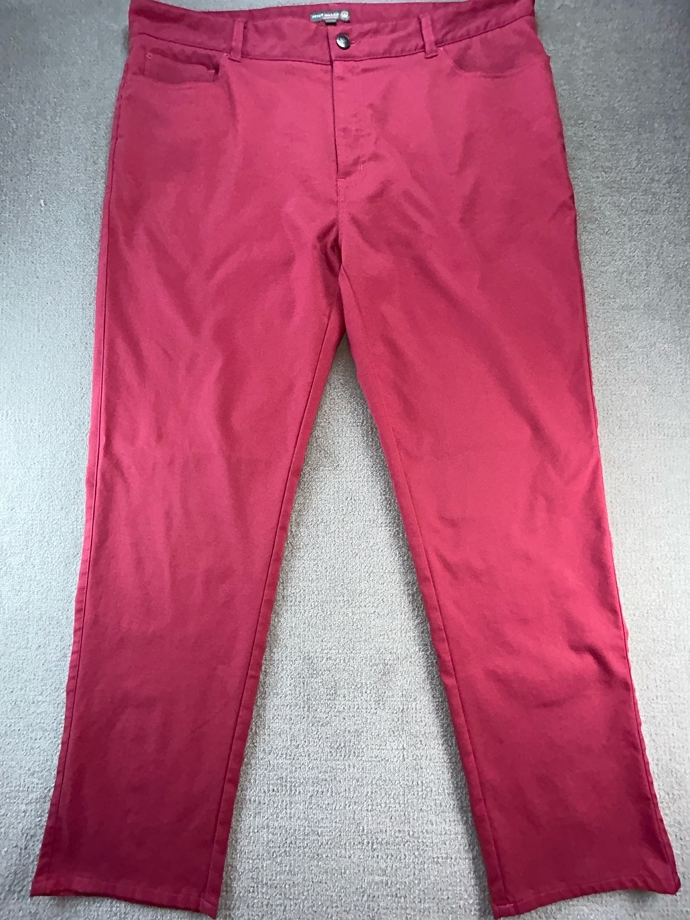 Peter Millar Crown Sport EB66 Golf Pants Mens 38x30 Cinnamon Red Performance